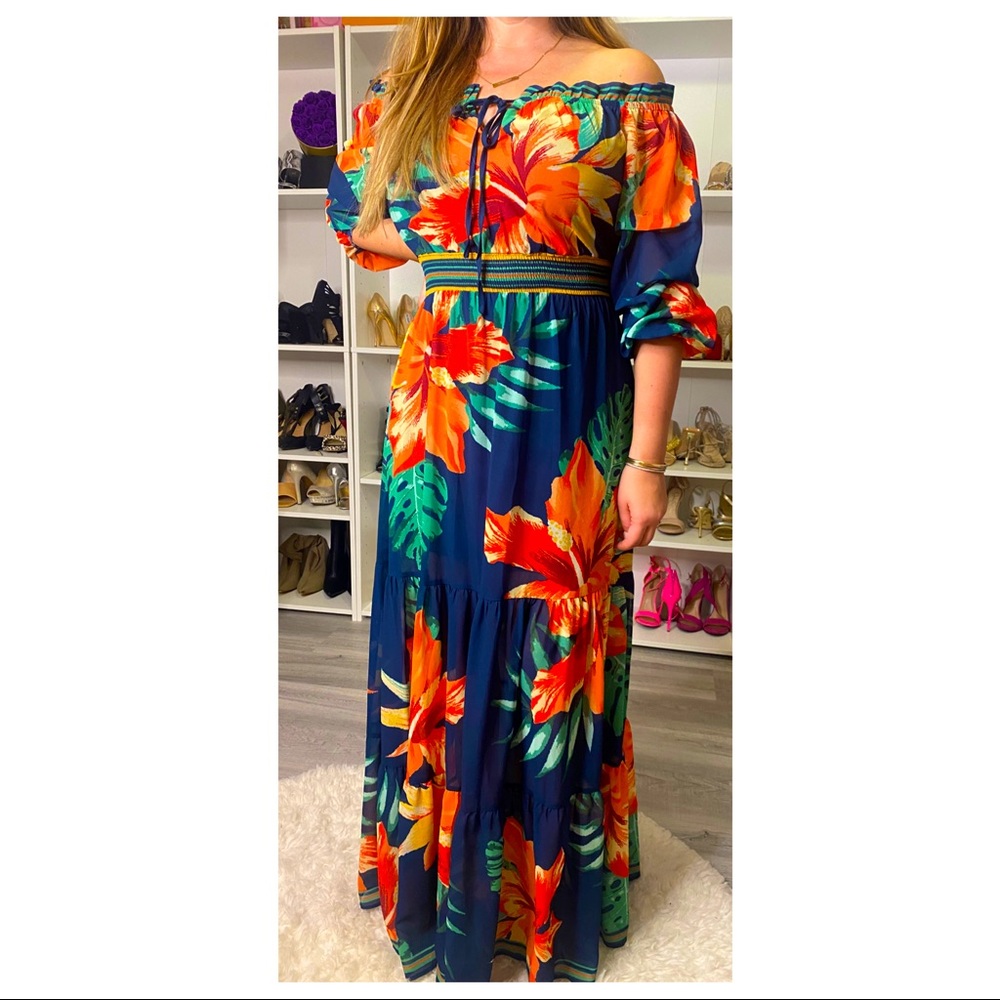 Floral maxi dress